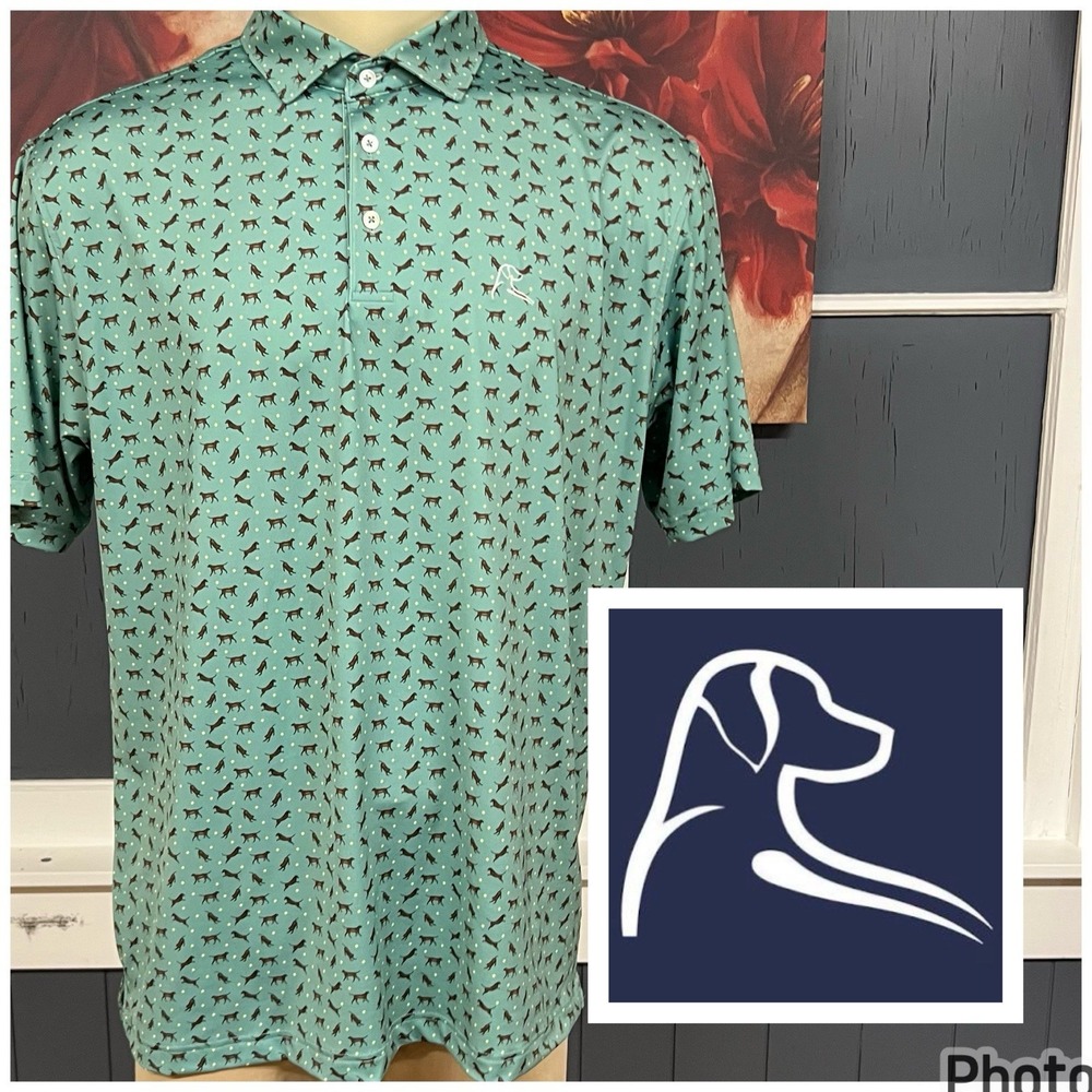Rhoback Polo Golf Shirt Mens XL Classic Fit Performance
